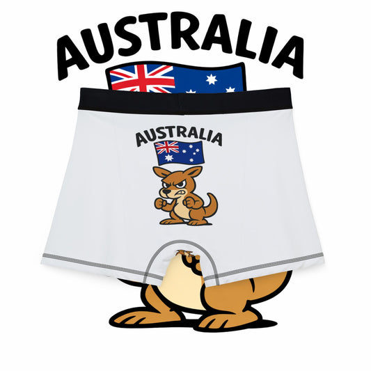 Australia Kangaroo Flag Men's Boxers