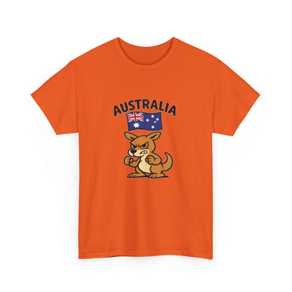 Australian Kangaroo Tee with Flag