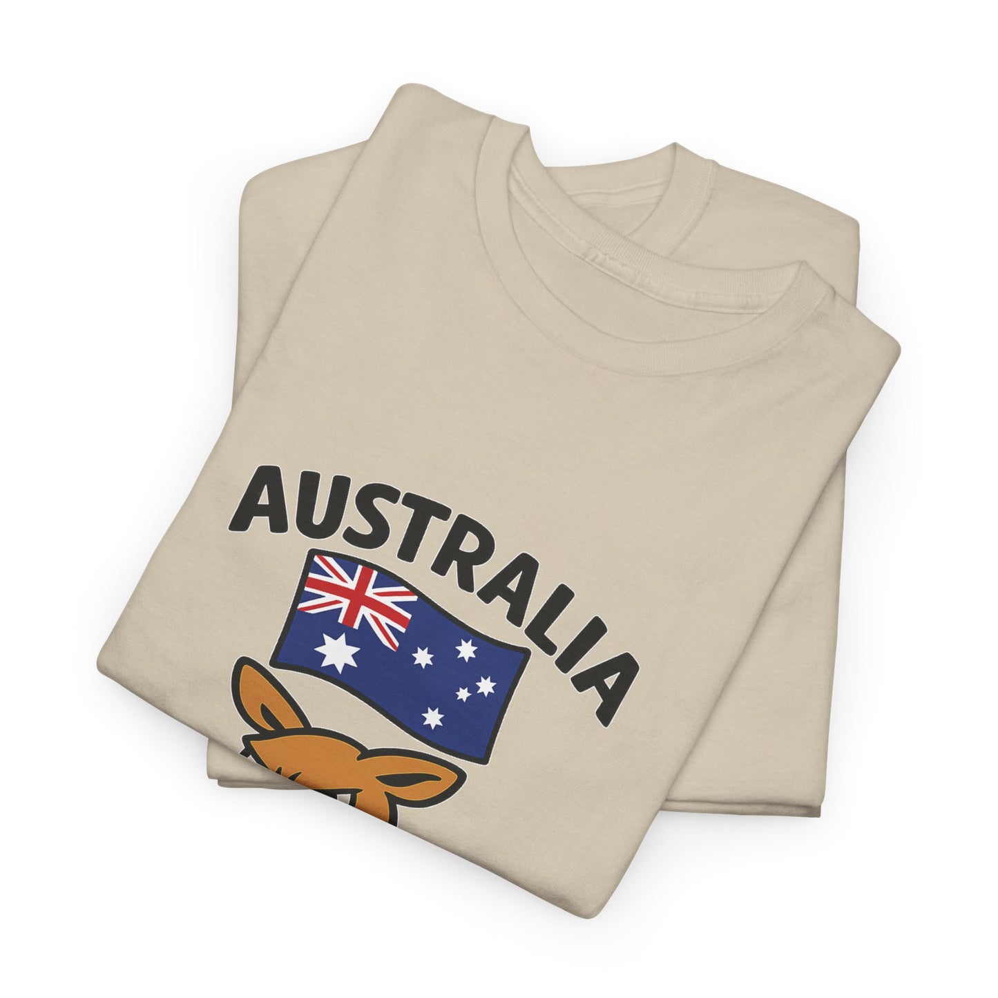 Australian Kangaroo Tee with Flag