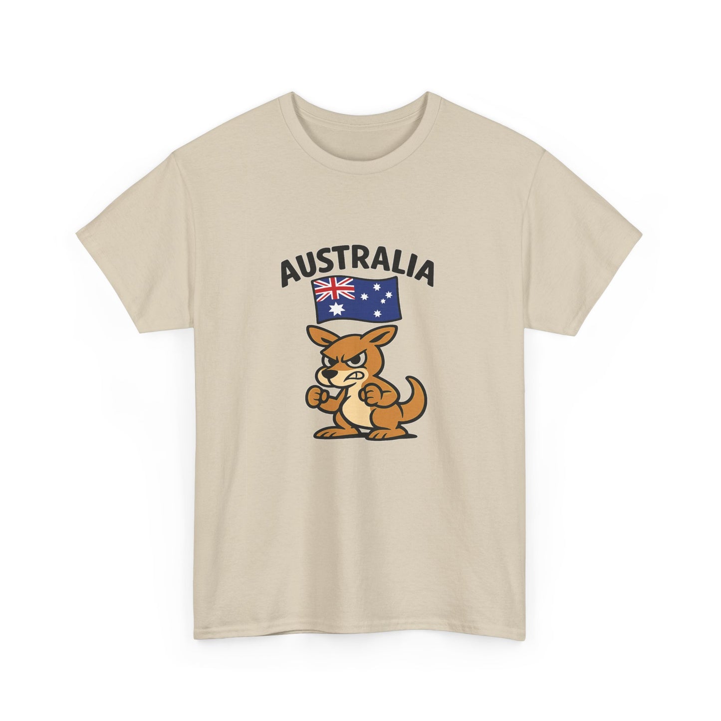 Australian Kangaroo Tee with Flag