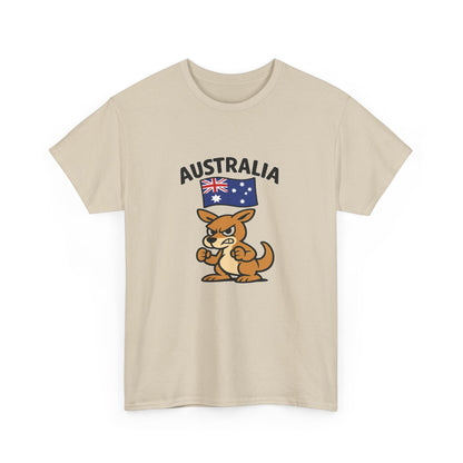 Australian Kangaroo Tee with Flag