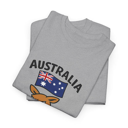 Australian Kangaroo Tee with Flag