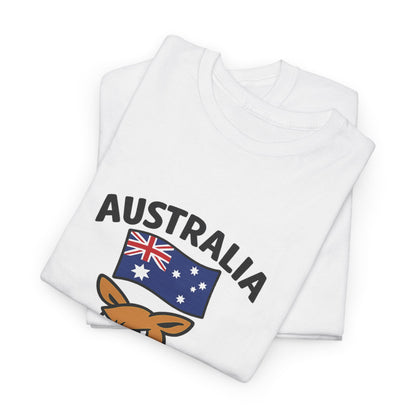 Australian Kangaroo Tee with Flag