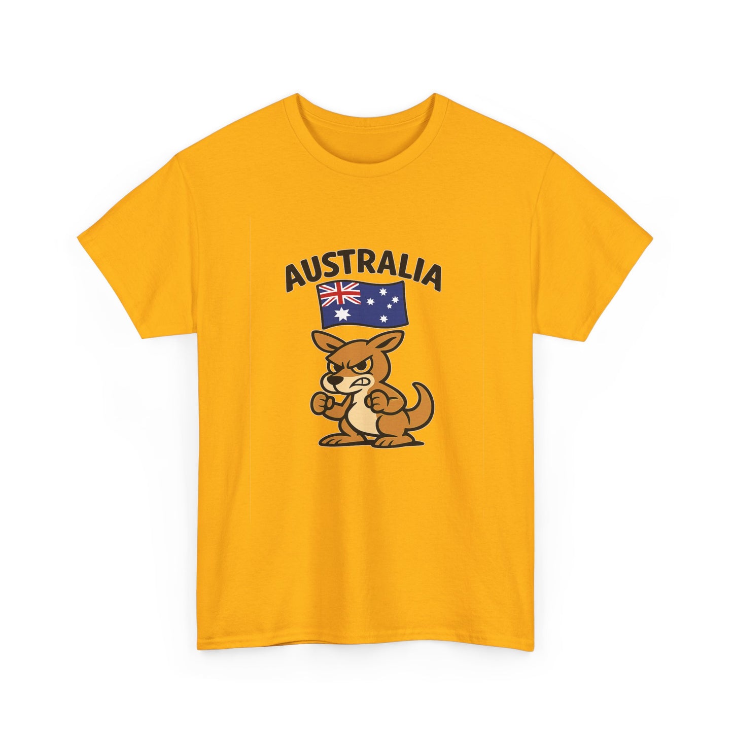 Australian Kangaroo Tee with Flag