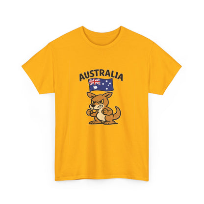Australian Kangaroo Tee with Flag