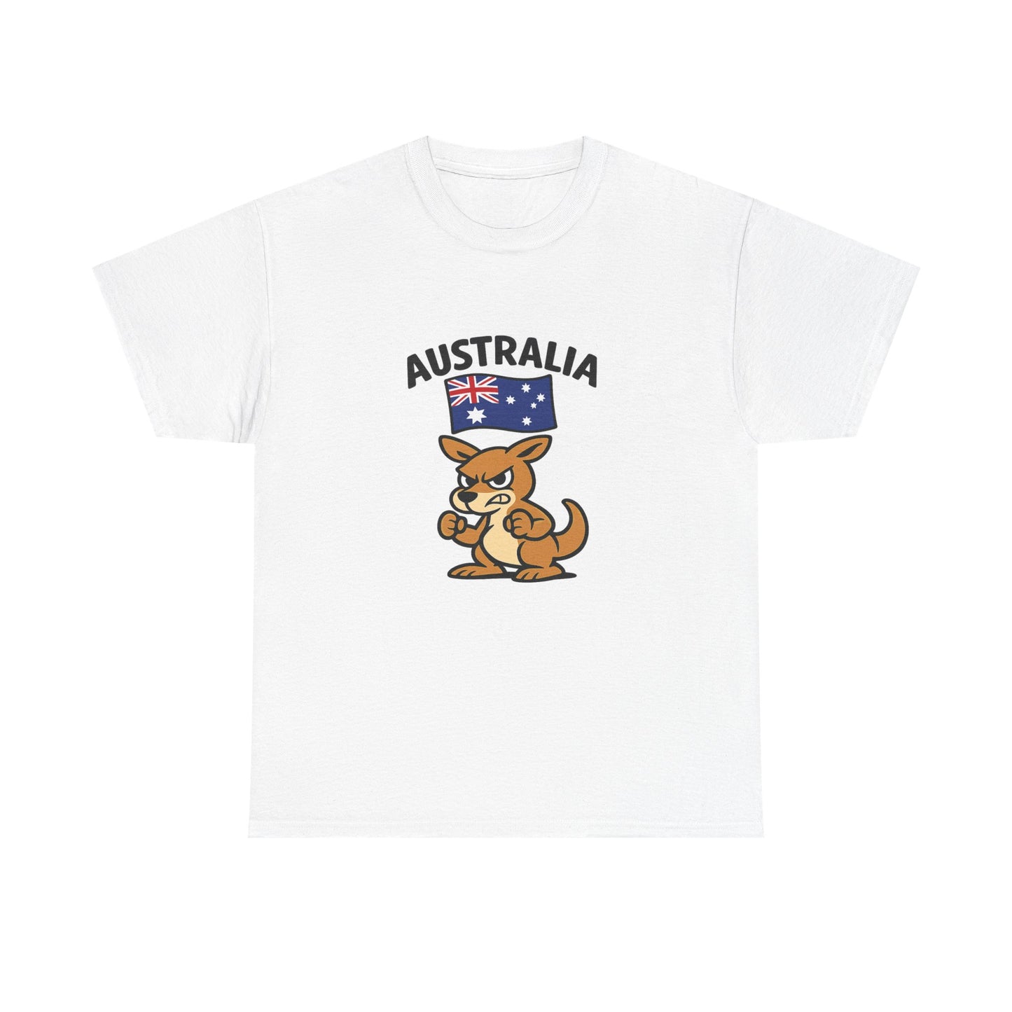 Australian Kangaroo Tee with Flag
