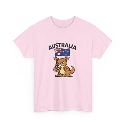 Australian Kangaroo Tee with Flag
