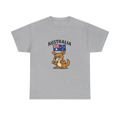 Australian Kangaroo Tee with Flag