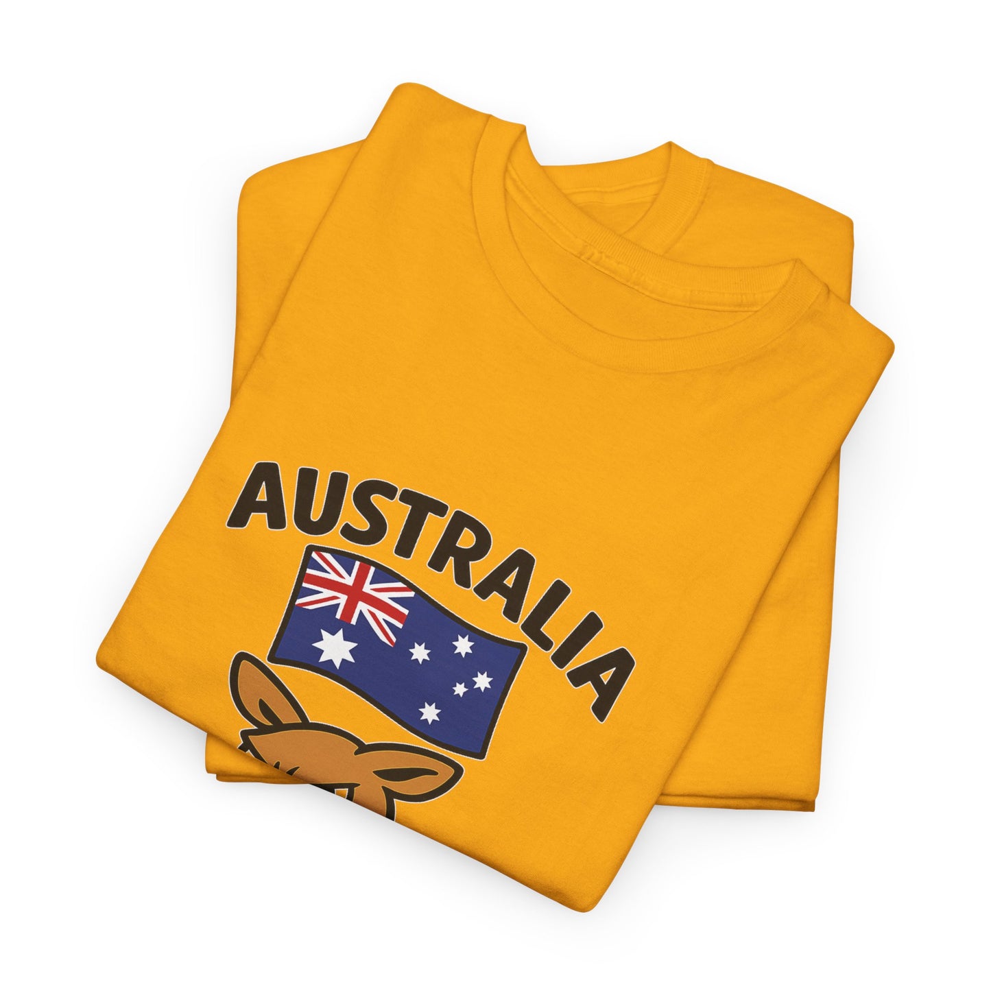 Australian Kangaroo Tee with Flag