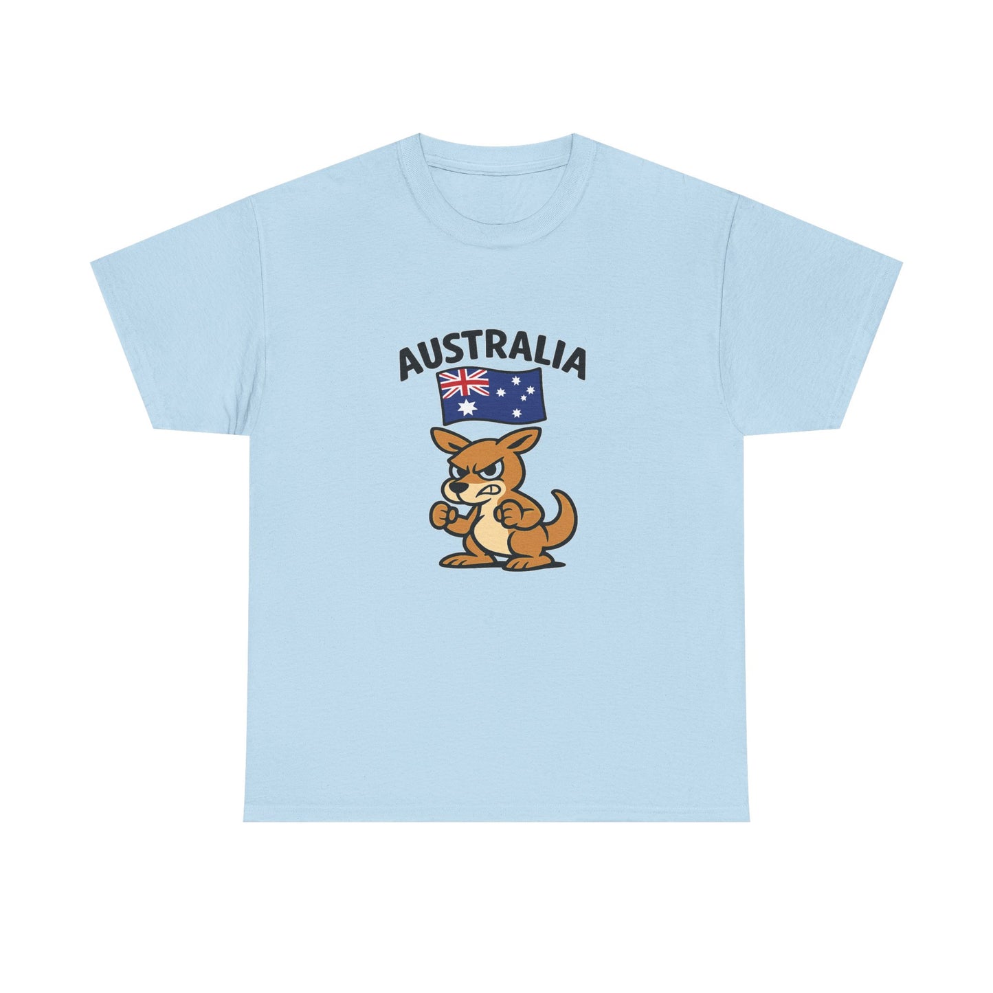 Australian Kangaroo Tee with Flag