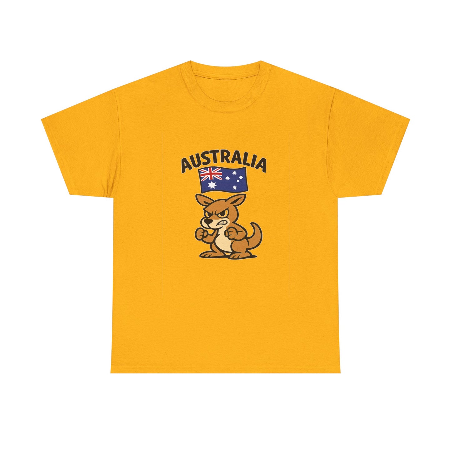 Australian Kangaroo Tee with Flag