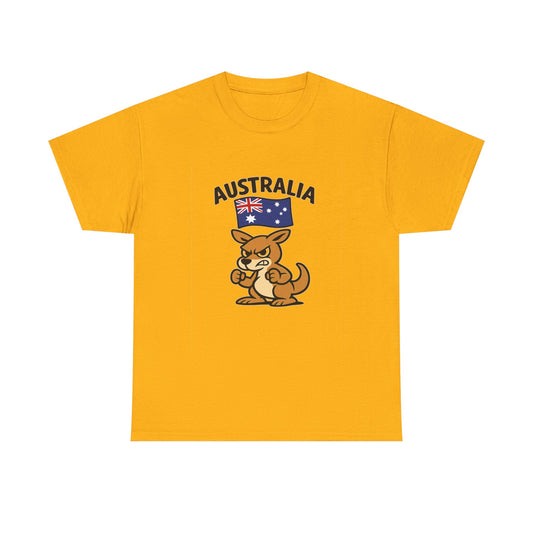 Australian Kangaroo Tee with Flag